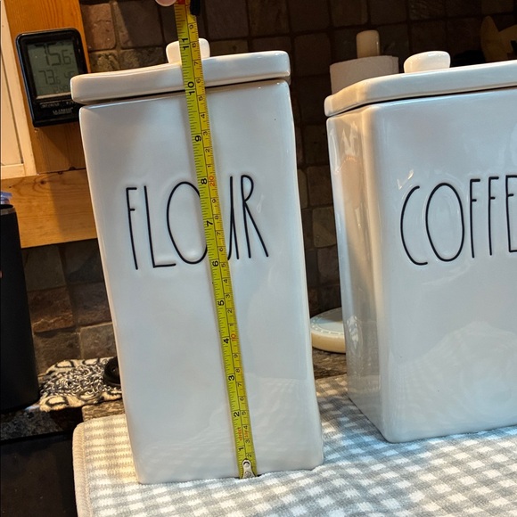 Rae Dunn White Ceramic Canister Set - Picture 5 of 6